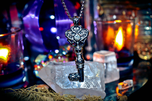 Master Key Stainless Steel 316L Necklace Amulet Pendant!