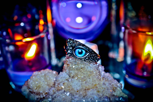 Owl Totem Silver Stainless Steel Mystic Eyes High Quality Ring!